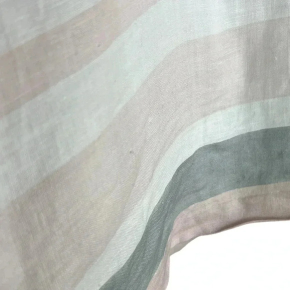 Mara Hoffman Overlay Sleeveless Mini Short Dress Linen Pastel Color Size 2 - Picture 8 of 11